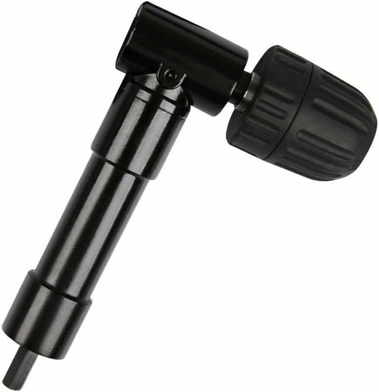 90 ° rechtwinkliges Bohrfutter, selbstspannend, Schnellspanner, Bohrfutter-Winkelschrauber-Adapter