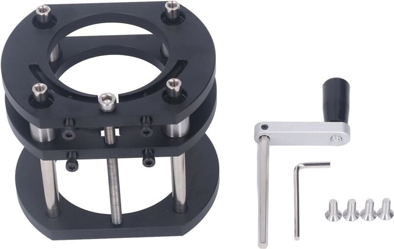 Zoternen - Oberfräsen-Hebeplattform, 4-Backen-Metallfrästisch-Hebesystem zum elektrischen Nuten, Zapfenschneiden, Besäum...