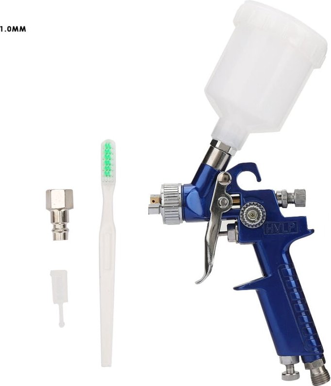 Schwerkraft-Airbrush Auto-Sprühgerät Airbrush Tabancası, Pistole Ölmalerei Pneumatische Airbrush Typ Européen (Kaliber 1...