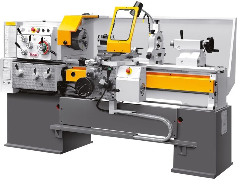 ELMAG Universal-Drehmaschine PREMIUM CU 400 Spitzenweite 1000mm, inkl. RÖHM-Drehfutter