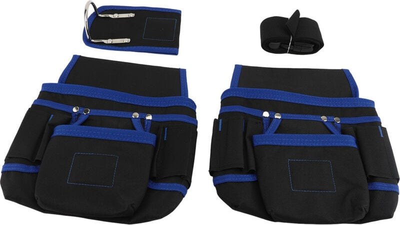 Verstellbare magnetische Werkzeuggürteltasche, Werkzeugtasche aus Oxford-Gewebe mit mehreren Fächern zur Organisation vo...