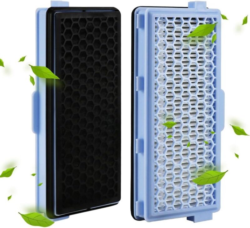 2 Sätze Ersatzfilter für Miele Staubsauger C1/C2/C3/S8340 – 2 HEPA-, Motor- & Abluftfilter für S4000–S8000 Serie