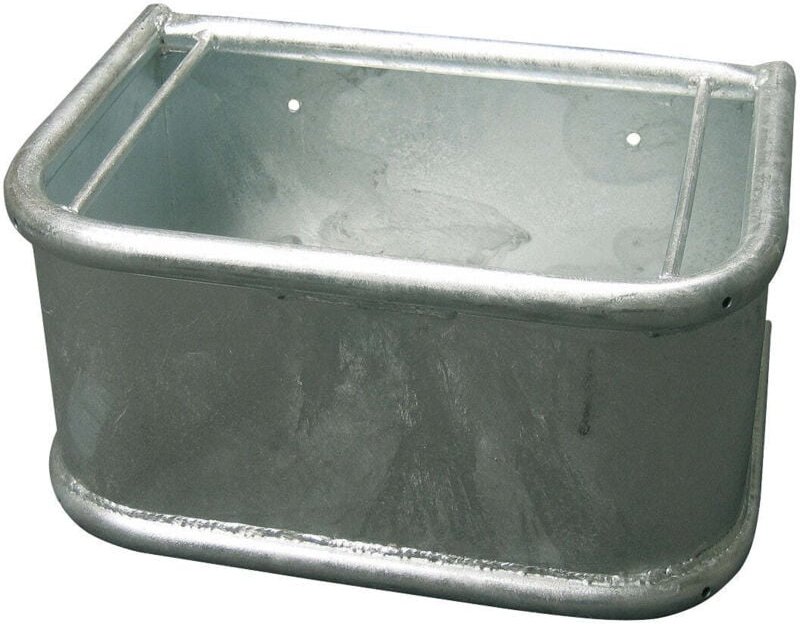 Futtertrog pferd verzinkter stahl 45x34x24cm rh