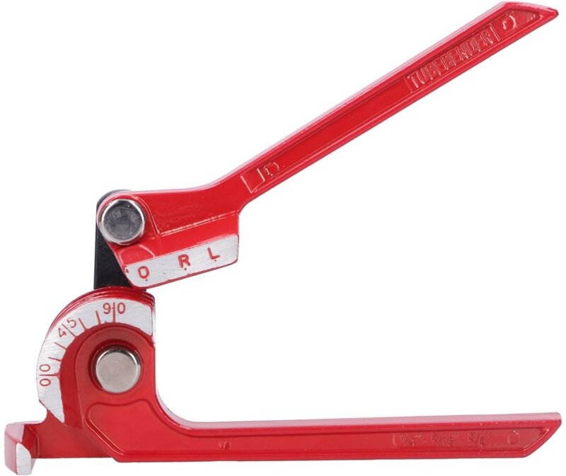 Marhynchus 3-in-1 Handrohrbiegegerät, Industrielles 90-Grad-Biegewerkzeug für 1/4 Zoll, 5/16 Zoll und 3/8 Zoll Aluminium...