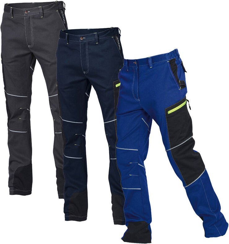 Pantaloni da lavoro Siggi Bergen-Azzurro-M - Hellblau - - Hellblau