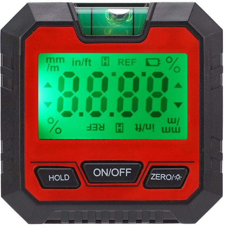 Plyisty Digitales Wasserwaagen-Winkelmessgerät für Holzbearbeitungsschnitte mit Datensperrfunktion, gut ablesbarem Displ...