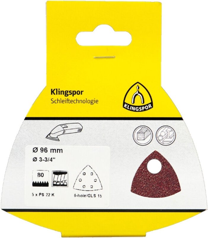 Klingspor Klettscheibe 96/Korn 120 25 Stk