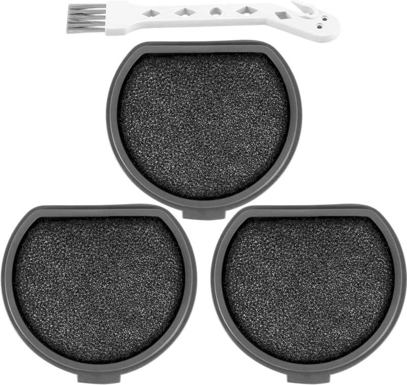 4 Pack BüRste und Waschbarer Vormotor Filter für QX9-1-50IB ASKQX9 Sauger Teile ZubehöR