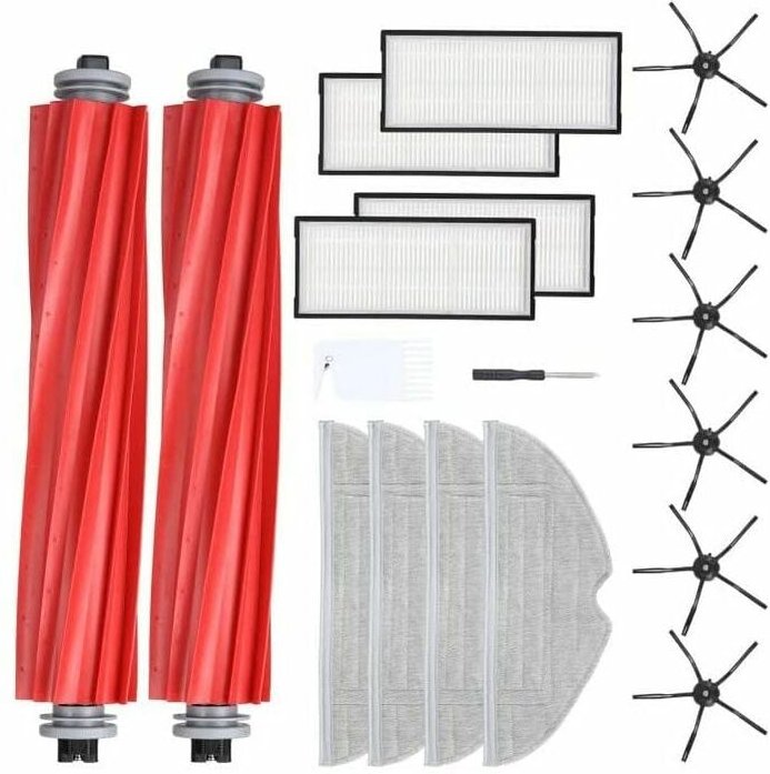 Ersatzteile Reinigungstücher für Roborock S7 S7 Plus T7S T7S Plus Roboter Staubsauger Zubehör Kit Hauptbürste, Filter, S...
