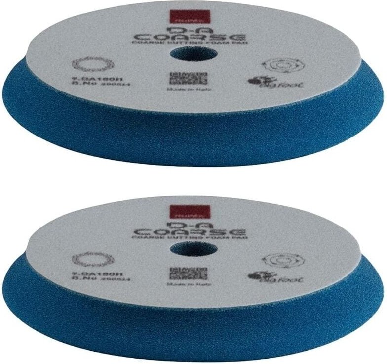 Thumbnail - RUPES D-A Coarse - Set di 2 tamponi per lucidatura, 150-180 mm, colore: Blu