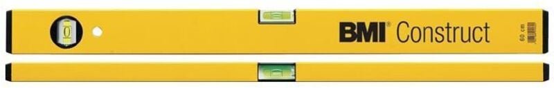 Wasserwaage 689 Construct 200cm Alu.gelb ± 1mm/m - 689200Pgelb-CON - BMI