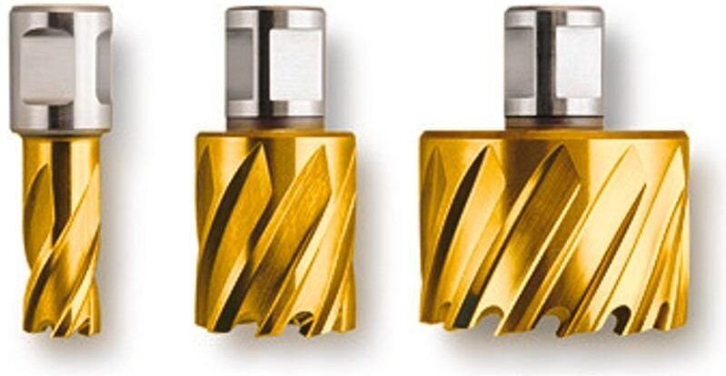 Fein - hss dura 50 kernbohrer mit 3/4 in weldon-aufnahme, TiN Beschichtung, Gold