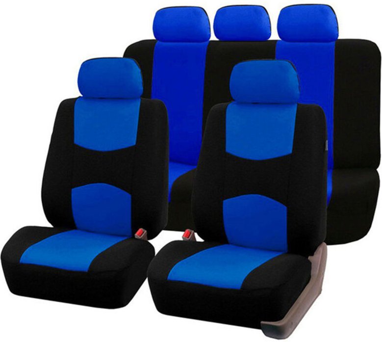 WODHMIEY Fundas Asientos Coche universales de 5 plazas, Apta Para Fundas Asientos Coche universales Delanteros y Trasero...