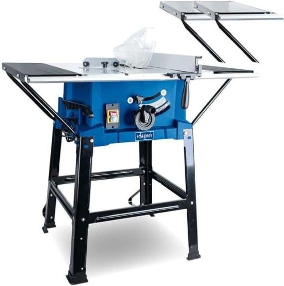 Scheppach - Tischkreissäge HS110 87mm Schnitthöhe 2000W inkl. Verbreiterungen & Untergestell