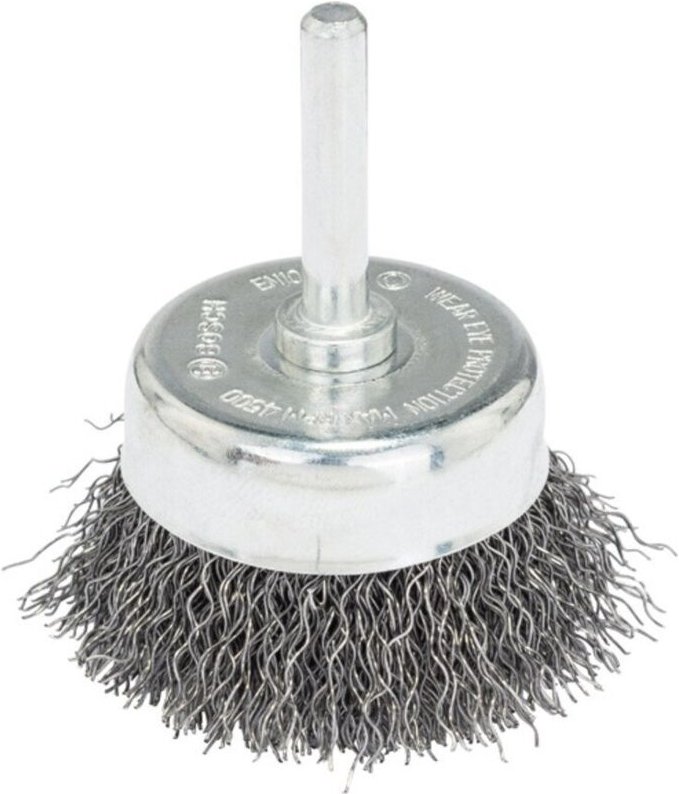 Topfbürste, Stahl, gewellter Draht, 50 mm, 4500 u/ min - Bosch