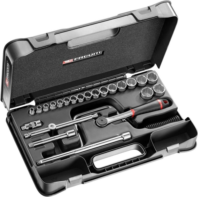 FACOM Steckschlüssel-Set 3/8 J.161B, 24-tlg., 12-kant