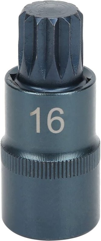 Steckschlüsselsatz, Schnellspann-Steckschlüssel aus legiertem Stahl S2, 12-Punkt-Bit-Druckset S2 1/2X55XM16