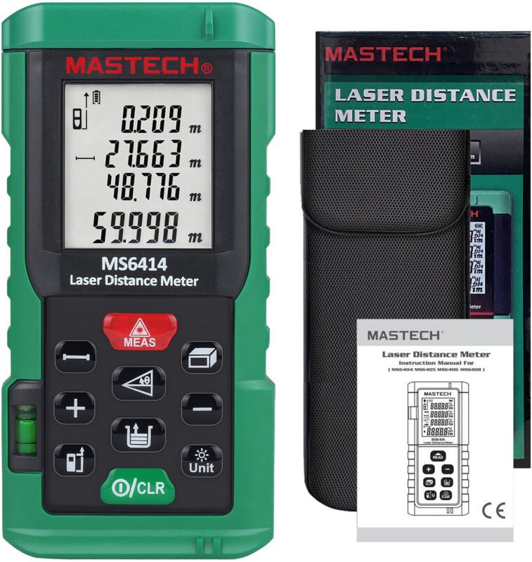 Laser-Entfernungsmesser, Infrarot-Messgerät, Messraum, elektronisches Lineal, 40 Meter, Handgerät