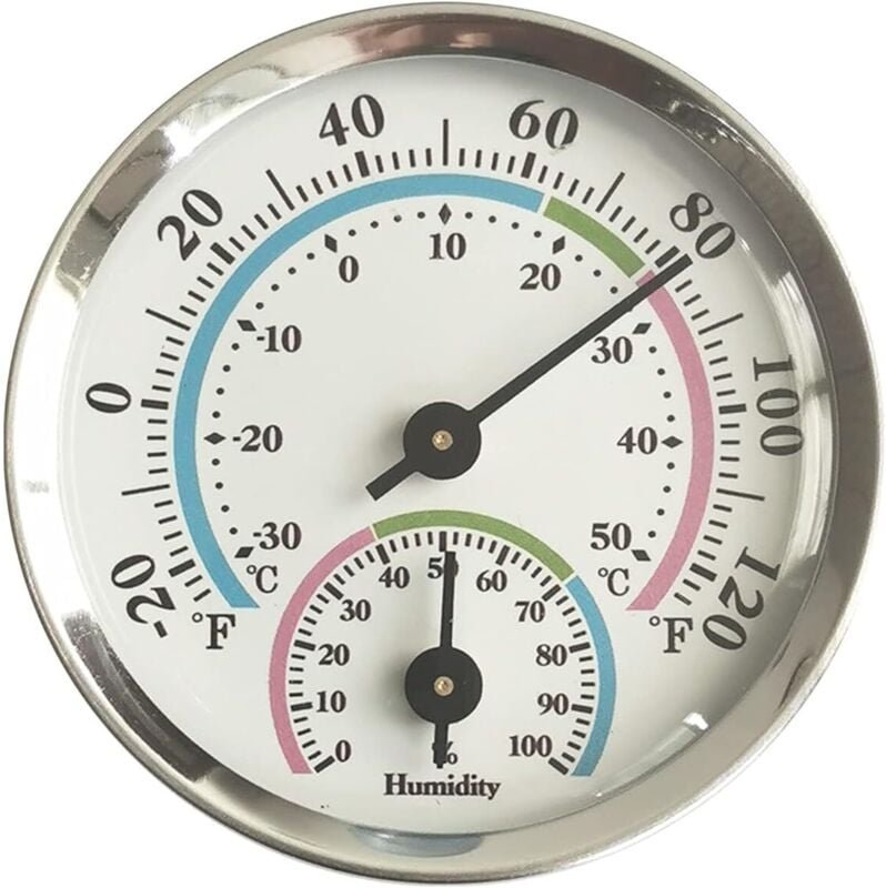 Thermo-Hygrometer, Temperatur-Hygrometer, Innenthermometer und Innen-Hygrometer, für drinnen oder draußen, hochtemperatu...