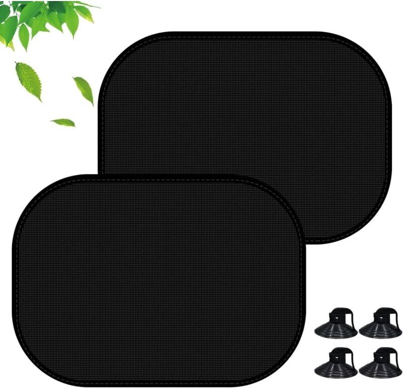 Pare-Soleil Voiture Bébé,Pare-Soleil Fenêtre de Voiture pour Enfant, Pare Soleil Voiture Ventouse Protection UV/Chaleur,...