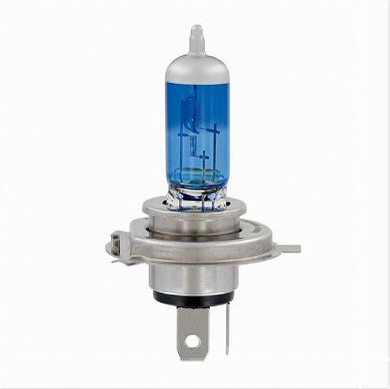 Trade Shop - GLÜHBIRNE H4 HALOGENLAMPE FÜR MOTORRAD AUTO 60/55W 12V KALTWEISSES LICHT H4-BX02 -