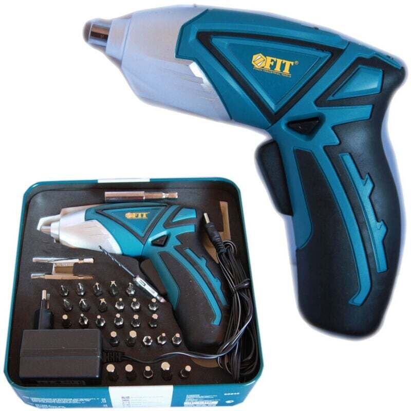 Vtizikl Mini Trapano Avvitatore Con 33 Pezzi Cordeless 4.8volt Ricaricabile Punte Fit -