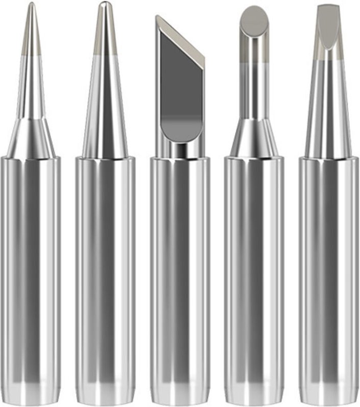 KZQ - 5 Punte per Saldatore I+B+K+3C+2.4D Riscaldamento Interno Temperatura Costante 900M Rame Nudo (44 x 6 mm)