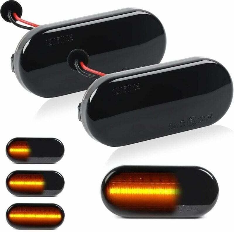 Dynamisches Blinklicht, LED Seitenmarkierungsleuchten Ersatz für Golf 3, Polo, VW, T5, Sharan, Passat 14805294