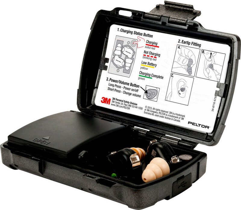 3M Peltor TEP-200 EU Elektronischer Gehörschutzstöpsel 36 dB mehrweg EN 352-2 1 Set