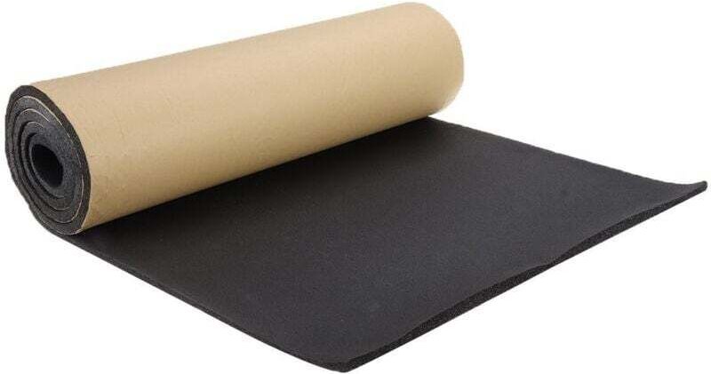 Tappetino isolante acustico per auto, antipolvere, impermeabile, termico, 50 cm x 200 cm x 6 mm