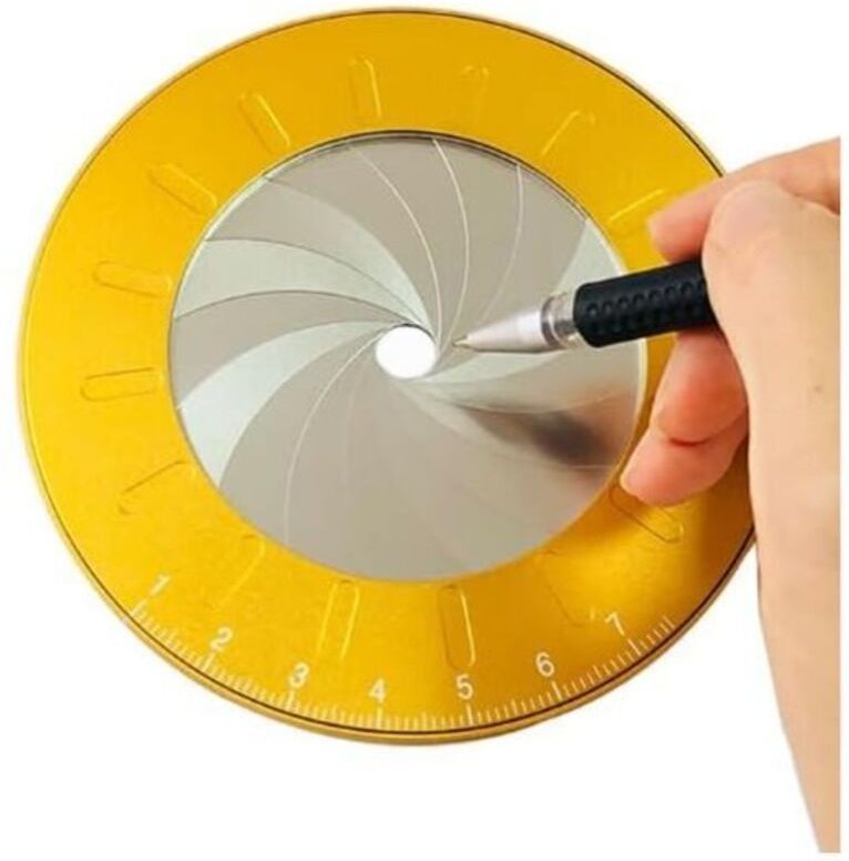 Kreiszeichenwerkzeug, verstellbares Kreiszeichenlineal, Kreiszeichner aus Edelstahl, Kreismarkierer