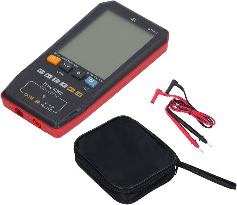 NCV Smart-Multimeter: Gleich- und Wechselstrommessung, Spannungsmessung, akustischer Alarm, Verbrühungsschutz, Digitalan...