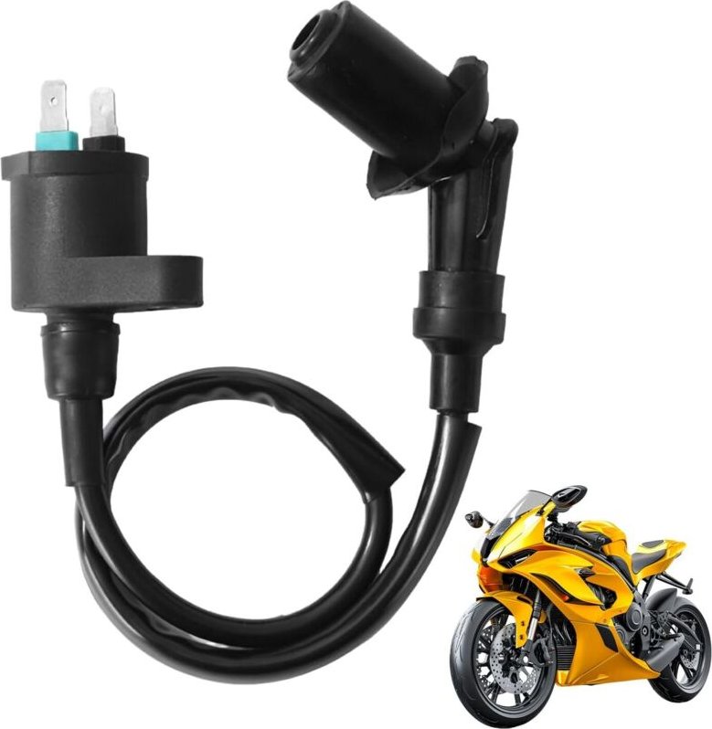 Zündspule, 42 cm Motorrad-Zündspule, Zündspulenpaket, für GY6 50cc 125cc 150cc Motoren, Zubehör für GY6 Motorrad-, Dirtb...