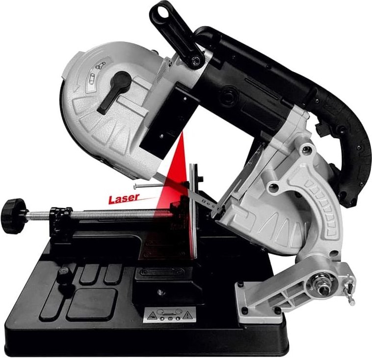 Compa - Bandsäge mbs 100-1 710W mit Linienlaser für Schnitte von 0° bis 45°
