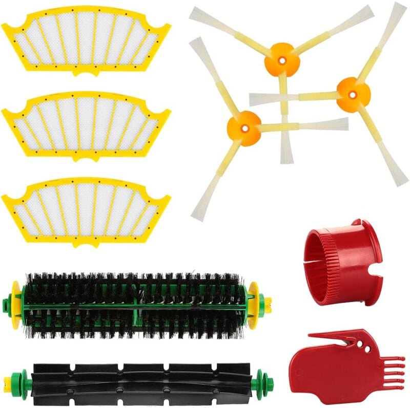 Zubehör für Kehrroboter iRobot Roomba 5 Serie 530/550/560 – Rollbürste, Seitenbürste, Filter