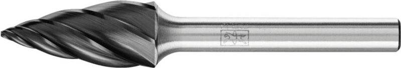 PFERD TOOLS Hartmetall Hochleistungsfrässtift ALU Spitzbogen SPG Ø 12x25 mm Schaft-Ø 6 mm HICOAT für Alu