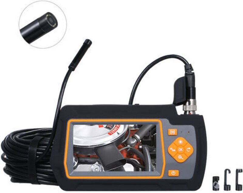 Hochauflösende 1080P Endoskop-Kamera mit 8,5 mm Durchmesser, 20 Meter Kabel, integrierter 2600 mAh Lithium-Ionen-Akku, 2...