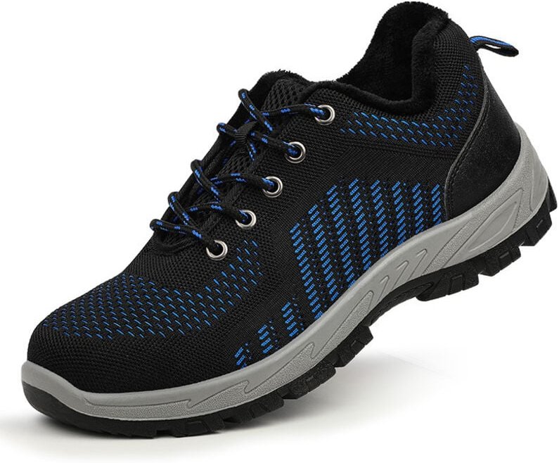 Turnschuhe mit Stahlkappe für Herren,leichte rutschfeste Sicherheitsschuhe,atmungsaktive, dämpfende Arbeitsschuhe,rutsch...