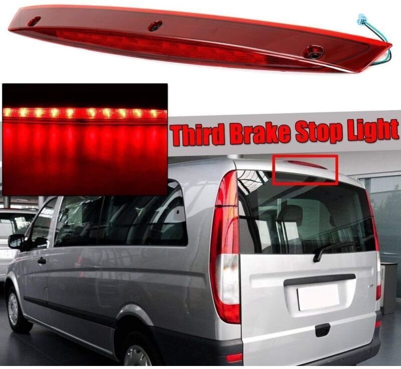Hochgesetzte Rückleuchte, dritte Bremsleuchte, dritte Bremsleuchte für Mercedes Benz Vito Viano W639 A6398200056 6398200...