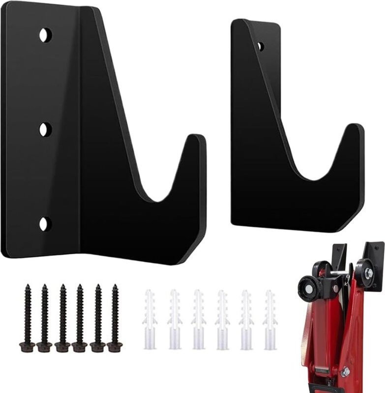Wandhalterung für Wagenheber, Autoreparaturwerkzeug, Garagenhaken, Wagenheberständer, Aufbewahrungsregal/Haken/Wandhalte...