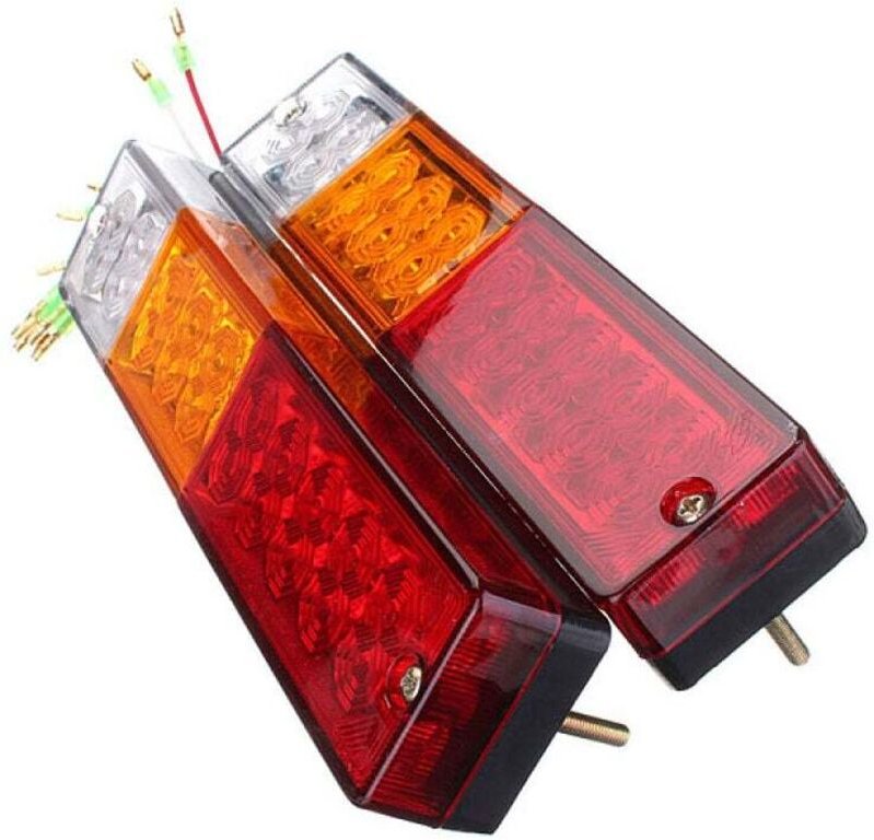 stücke LED Anhänger Rücklicht Bremse Lenkung Fahren Rückwärts Kombination Licht/Anhänger RV Yacht Teile Lkw Modifikation...