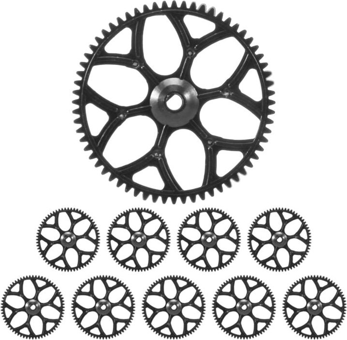 Tlily - 10 StüCk Haupt Getriebe für V911S V977 V988 V930 V966 xk K110 rc Hubschrauber Flugzeug Drohne Teile ZubehöR