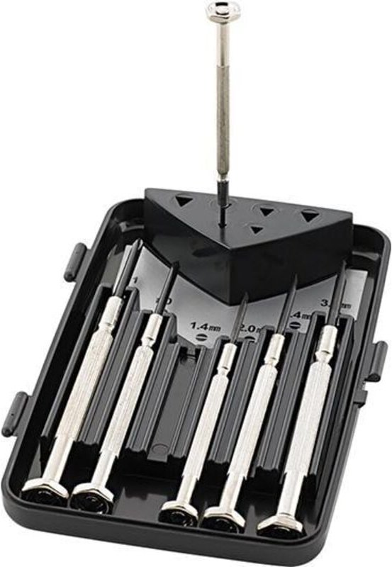 FP - Uhrmacherschraubendreher- Satz 6-teilig 4x Schlitz 1x PH0 1x PH1