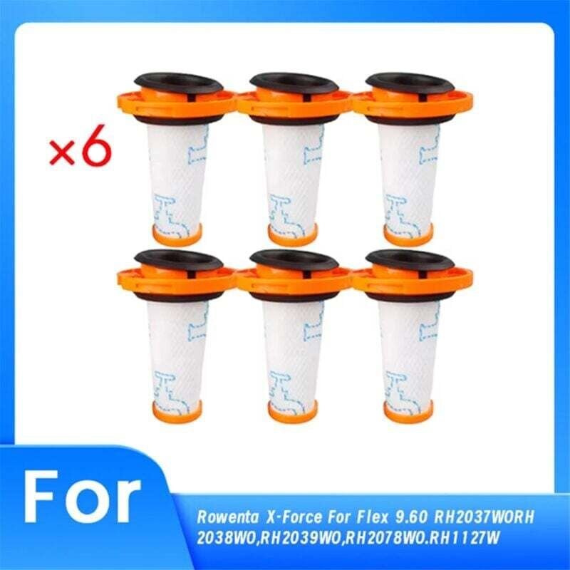 Packung mit 6 waschbaren und wiederverwendbaren Vorfiltern für den kabellosen Staubsauger X-FORCE FLEX 9.60