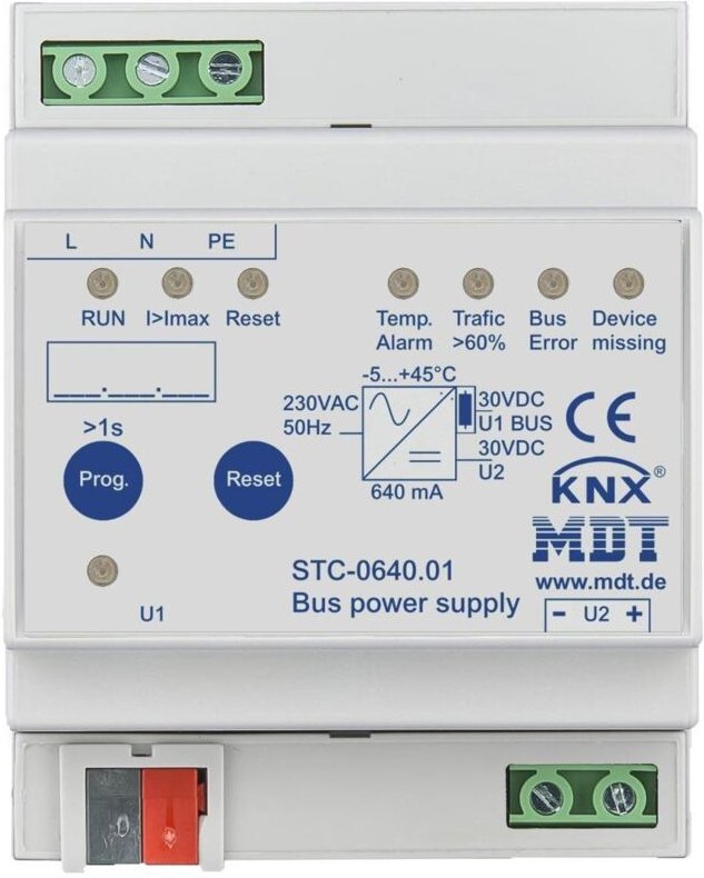 MDT technologies Busspannungsversorgung 4TE, REG, 640mA STC-0640.01