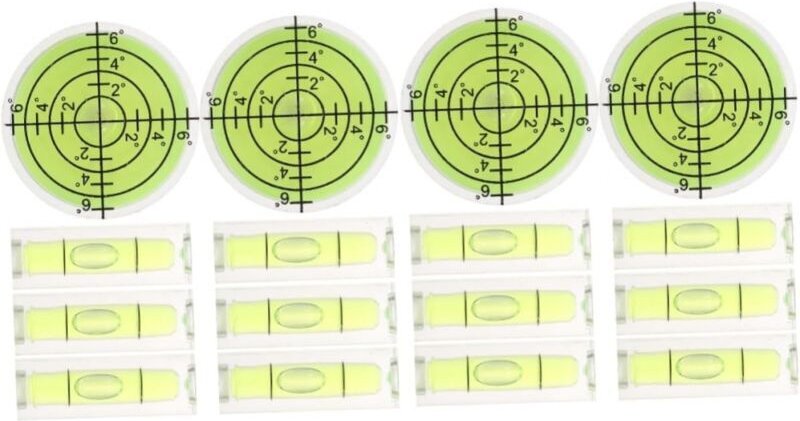 16-teiliger quadratischer Rahmen, kleine Wasserwaage, Taschenwasserwaage, Nivellierwerkzeug, runde Wasserwaagen, Kameraw...