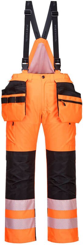 Thumbnail - Winterhose Pw3 Hochsichtbarkeit Farbe: Orange/Schwarz Größe 4XL - Portwest