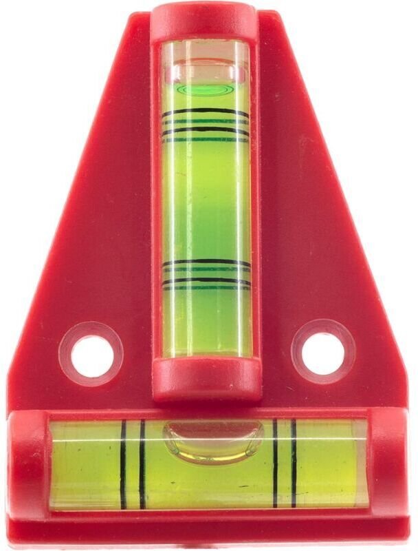 Mini-Wasserwaage für Wohnmobile und Wohnwagen – Kunststoff – Hochpräzise Mini-Wasserwaage mit horizontaler Libelle