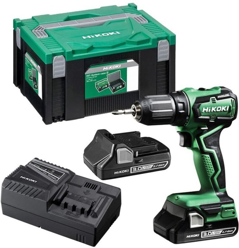 HiKOKI Akku Bohrschrauber 18V, 2x3Ah - DS18DDWQZ