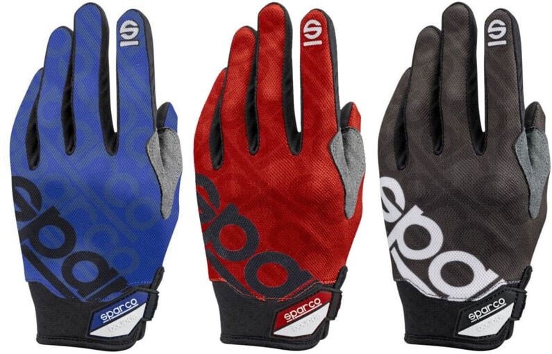 002093 Verstellbare Arbeitshandschuhe, verstärktes Handgelenk zwischen Polizei-Index, blau, s - Sparco